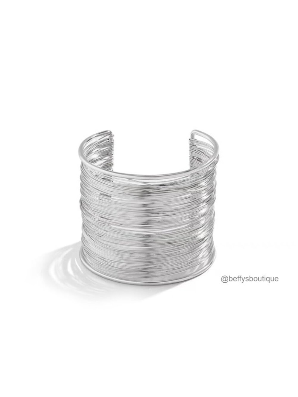 Wide Wire Cuff Chunky Bracelet for Women Bohemian Open Cuff Bangle Adjustable